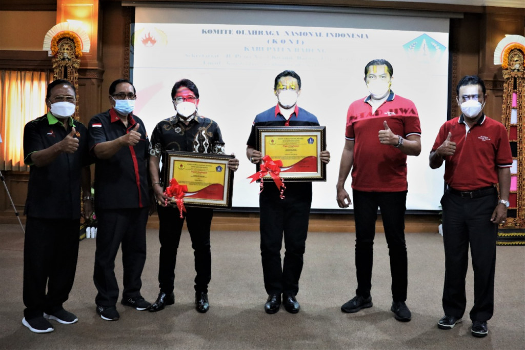 Bupati Giri Prasta Buka Musorkab Koni Badung 2021, Ajak Semua Pihak Bergerak Bangun Prestasi Olahraga